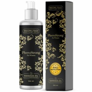 Huile de massage aphrodisiaque aux phéromones femme