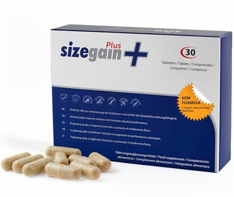 Gélules d’Agrandissement du Pénis SizeGain+