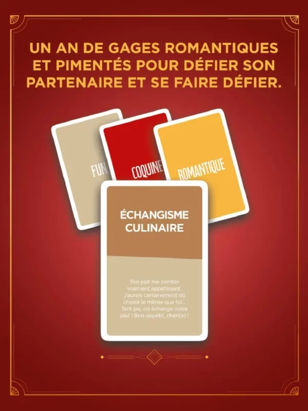 Jeu Coquin pour Couple Carta Sutra Challenges – Image 2