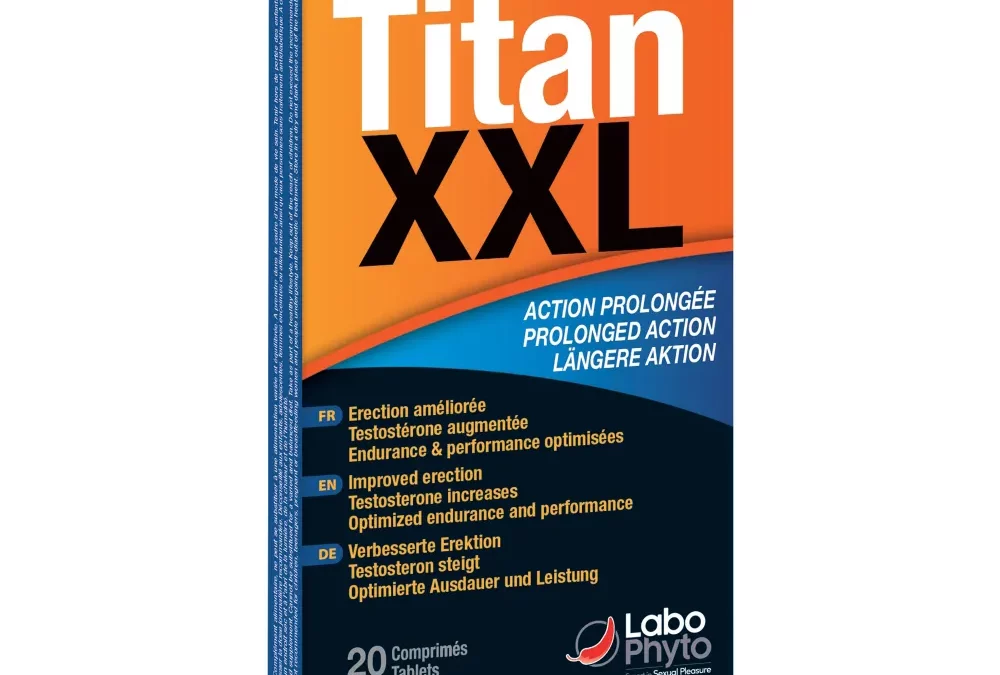 Stimulant Sexuel Titan XXL 20 comprimés
