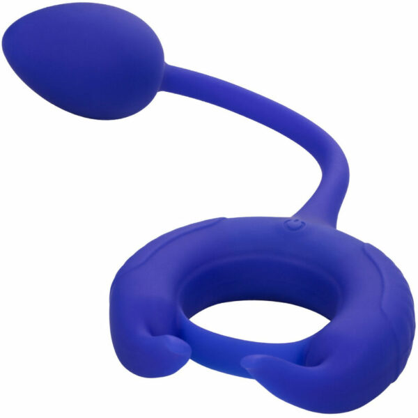 Anneau Vibrant et Plug Anal Lesté Admiral Bleu – Image 6