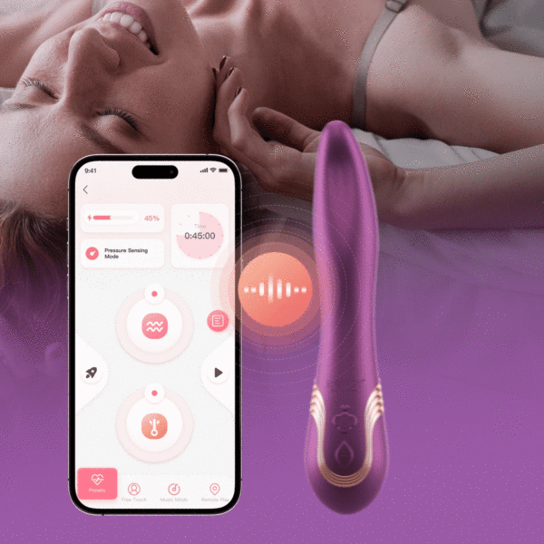 Vibromasseur Langue Connecté avec Application Fling – Image 2