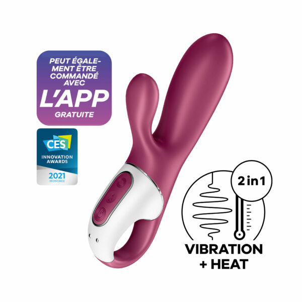 Vibromasseur Rabbit Chauffant Connecté Hot Bunny – Image 3