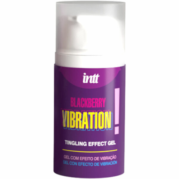 Gel Aphrodisiaque Vibrant Comestible INTT Mûre – Image 2