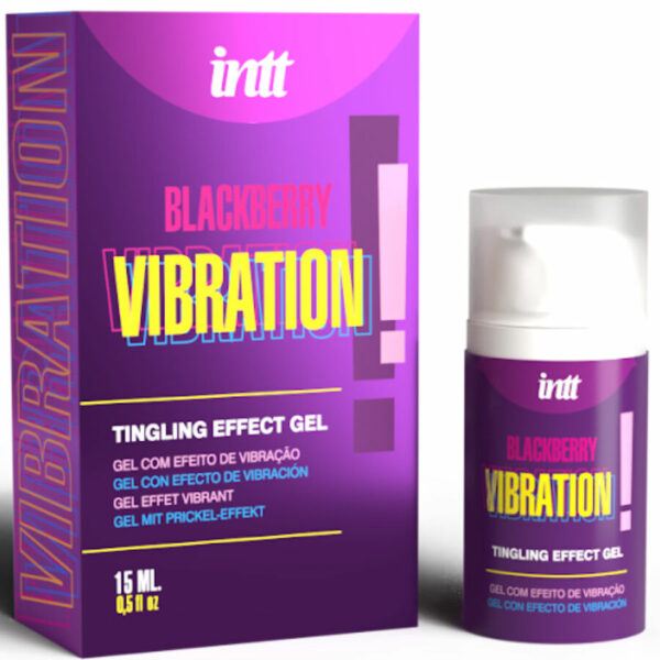 Gel Aphrodisiaque Vibrant Comestible INTT Mûre