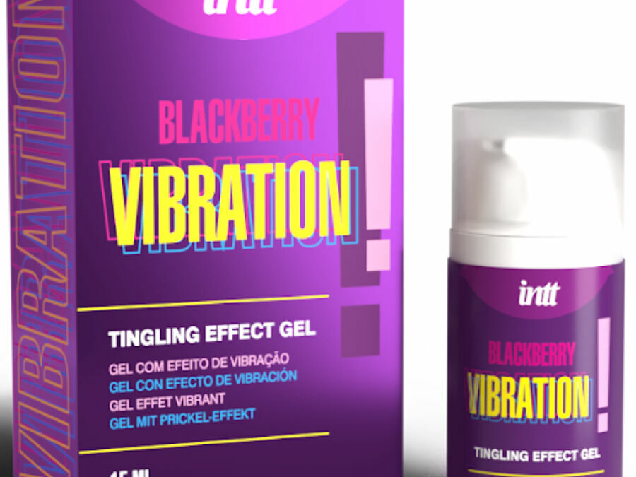 Gel Aphrodisiaque Vibrant Comestible INTT Mûre