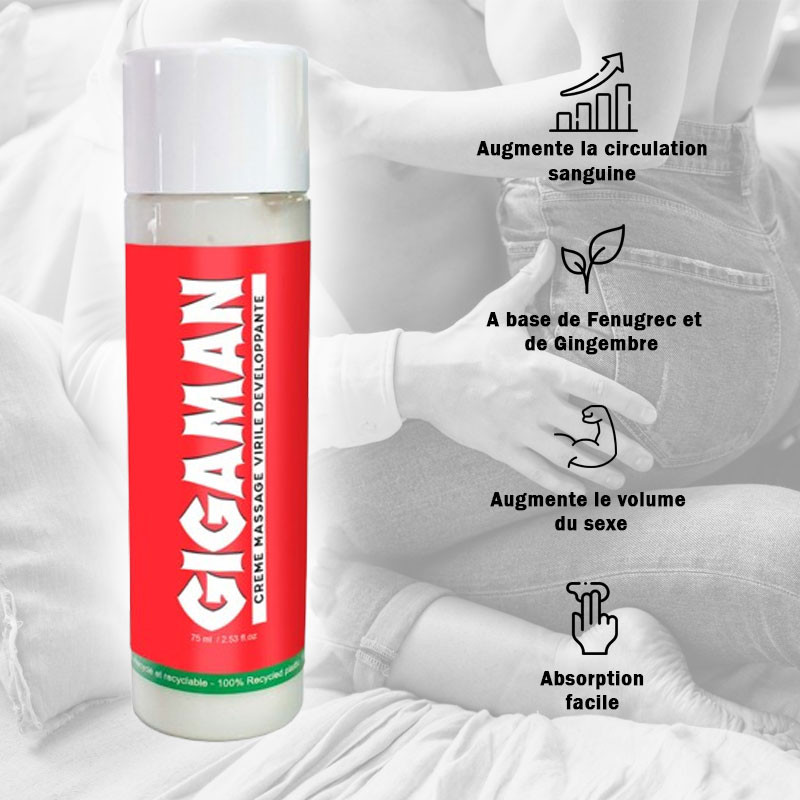 Crème Agrandissante Pénis Gigaman -Volume & Erection (Abidjan) – Image 2