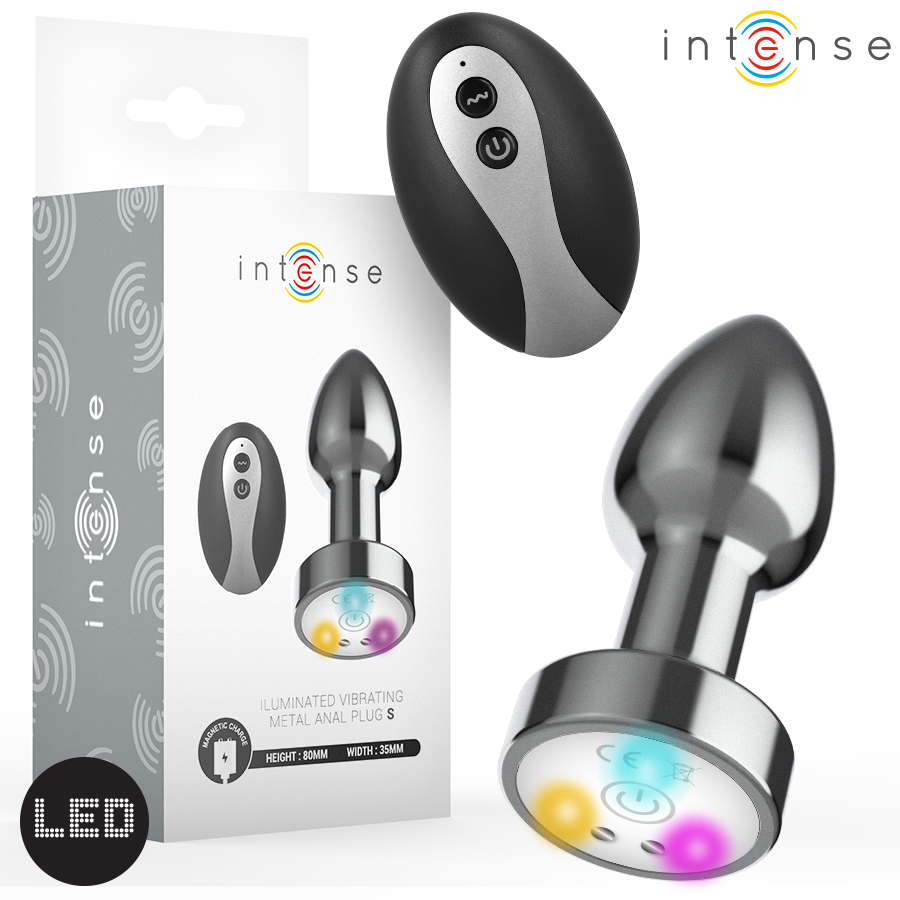 Plug anal vibrant lumineux Intense