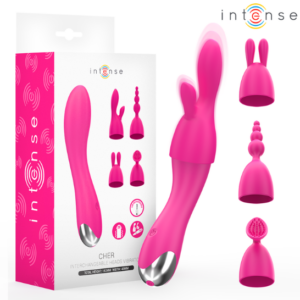 Vibromasseur Cher à Embouts Interchangeables