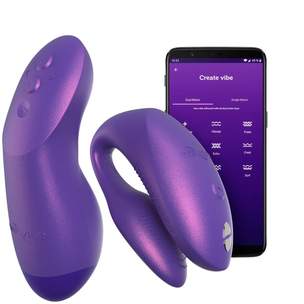 Vibromasseur de couple connecté We-Vibe Chorus Pro